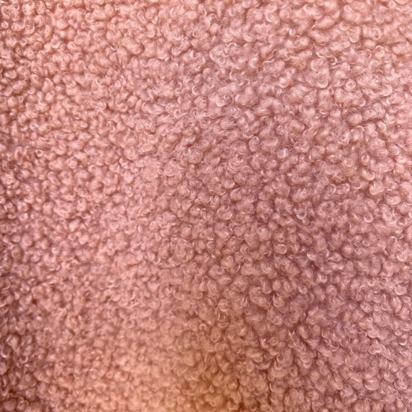 NEW~ Topshop Peach Teddy Sherpa Sweater/Sweatshirt  NWOT  ~  size 8 - Picture 8 of 16